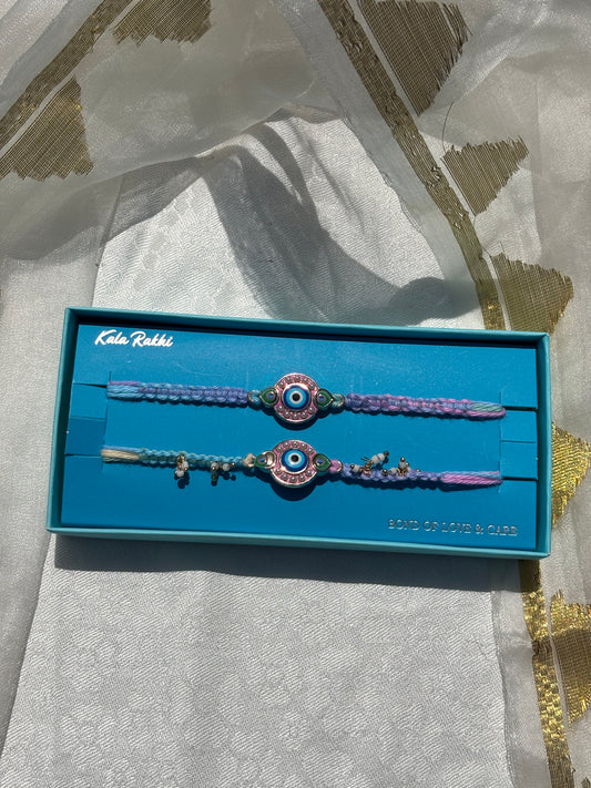 Evil Eye Rakhi Set