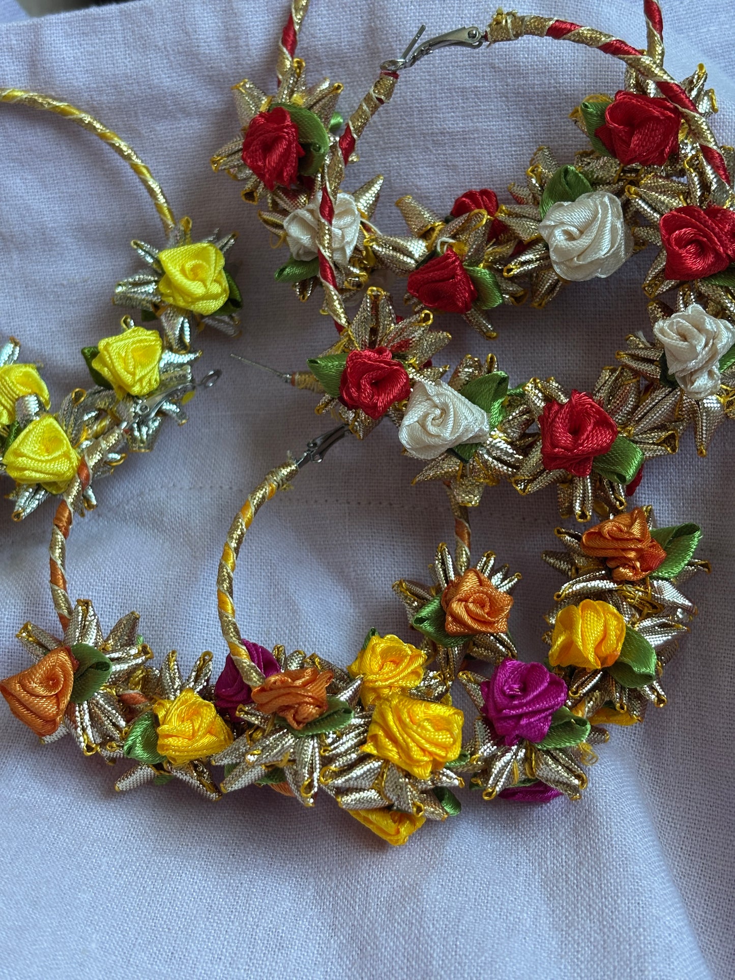 Floral Hoops