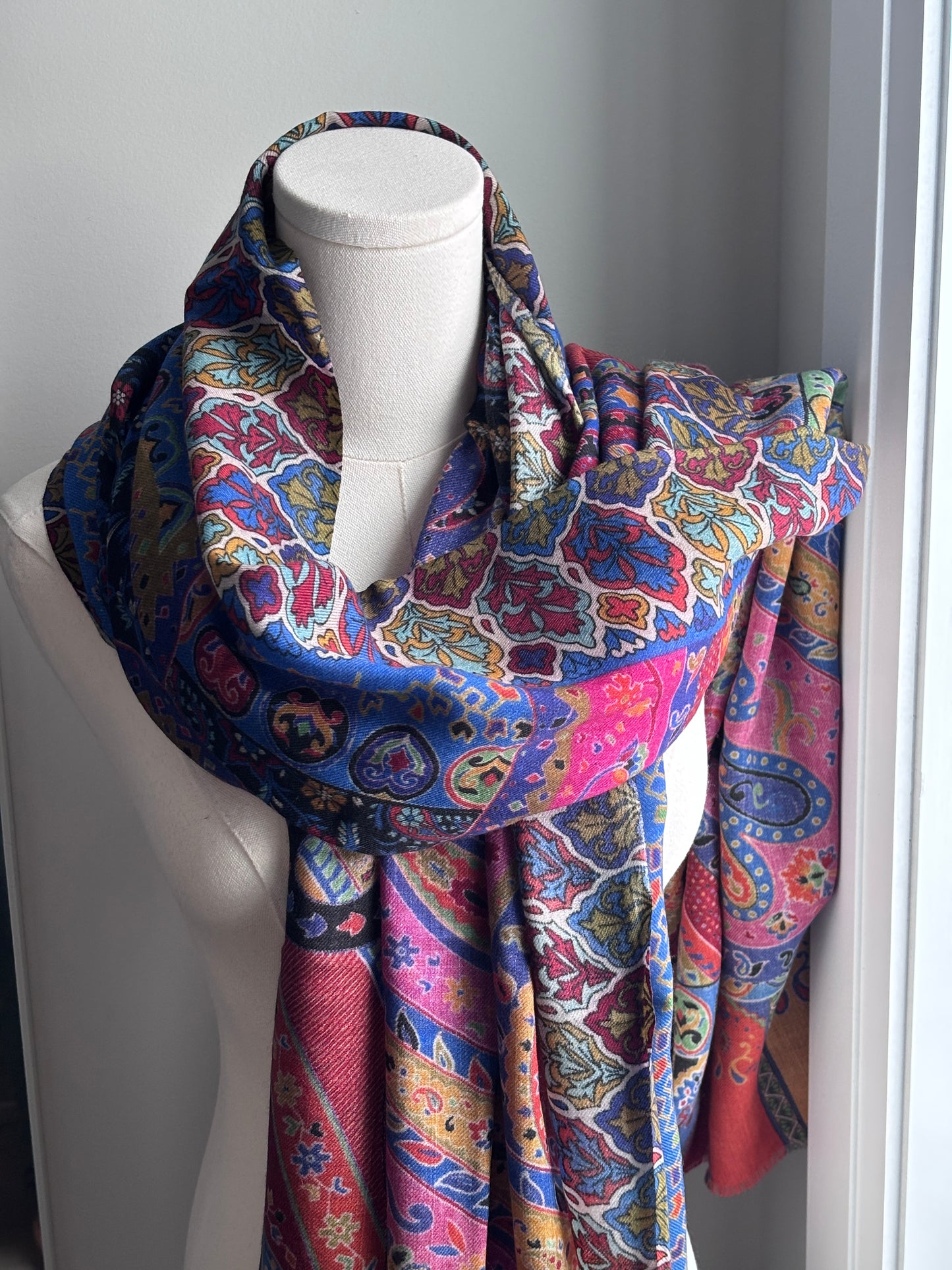 Kalamkari Pashmina Shawl