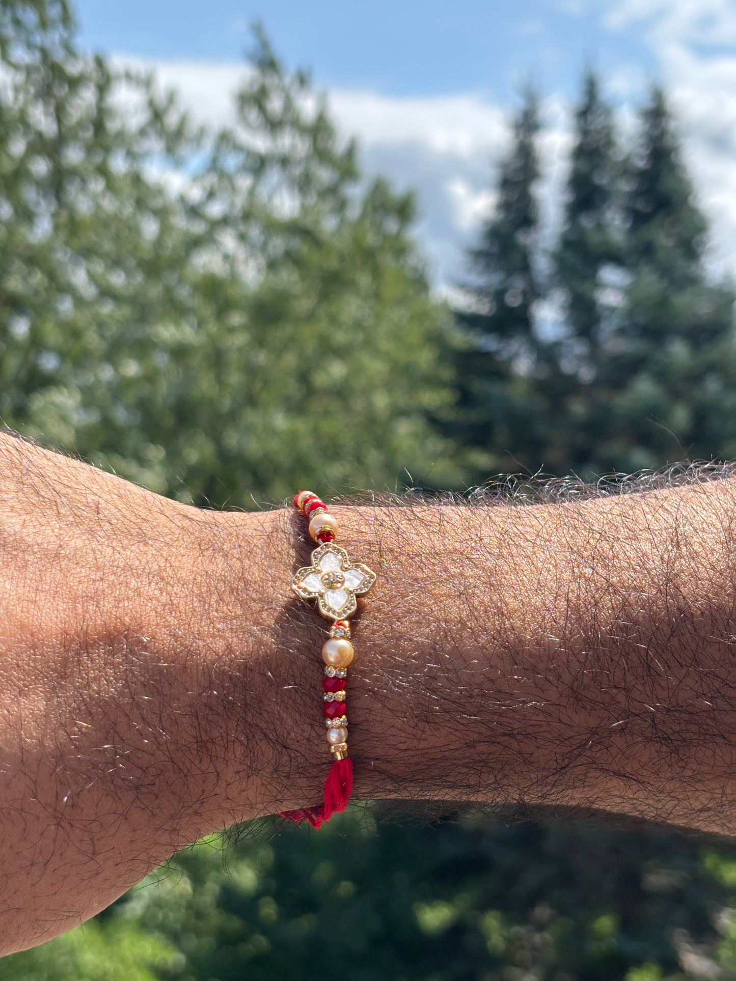 VC Mother Of Pearl Designer Rakhi