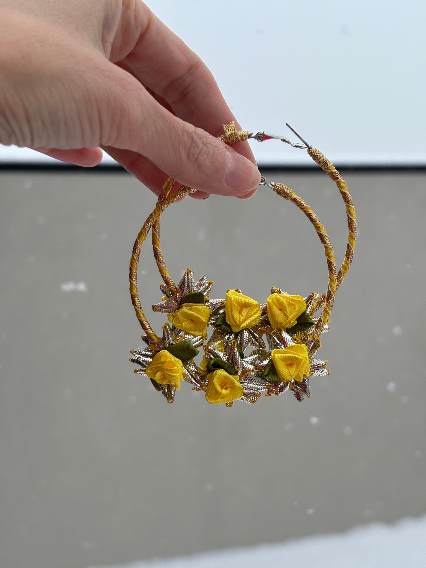 Floral Hoops