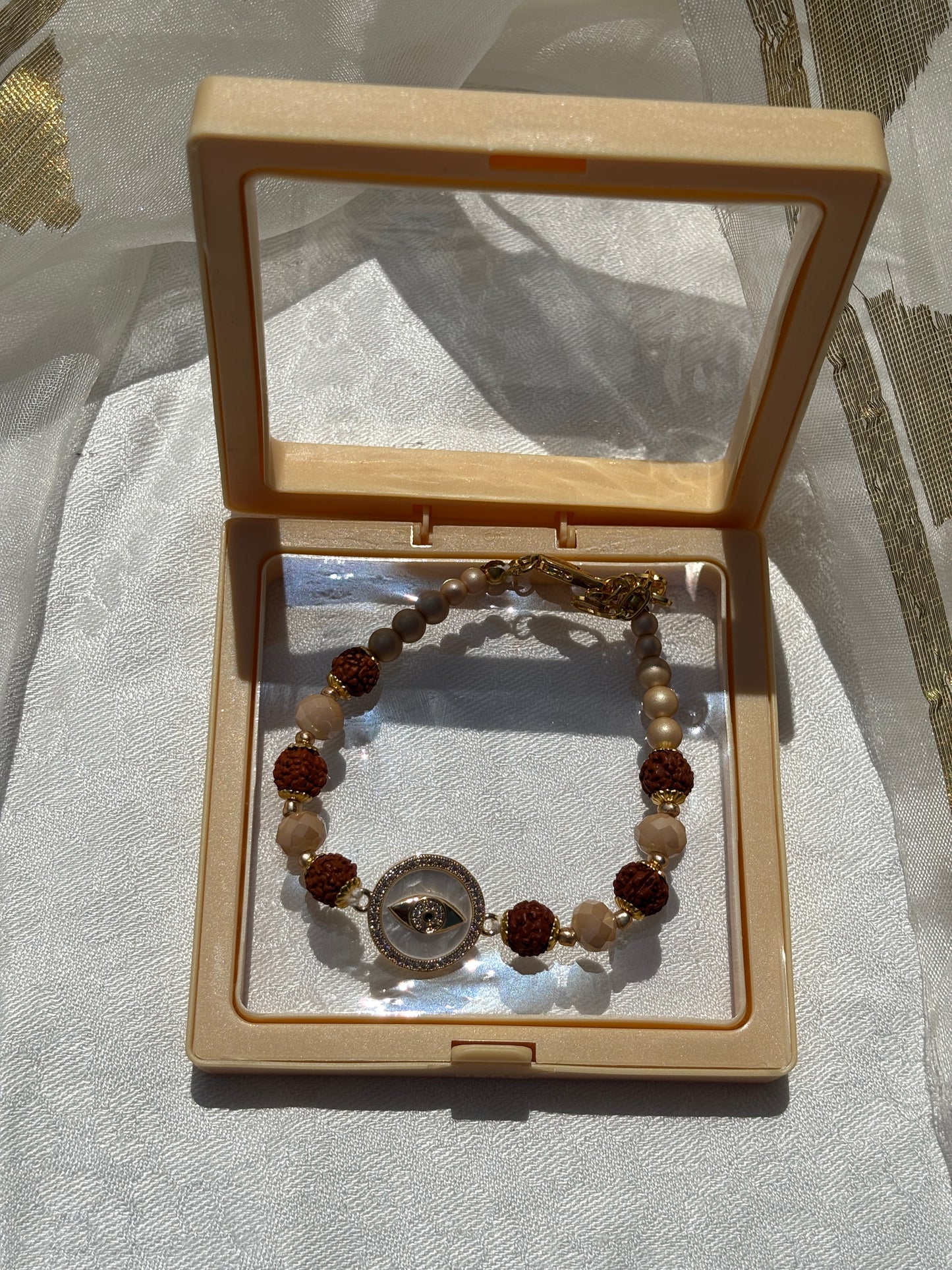 Rudraksh Evil Eye Rakhi or Bracelet