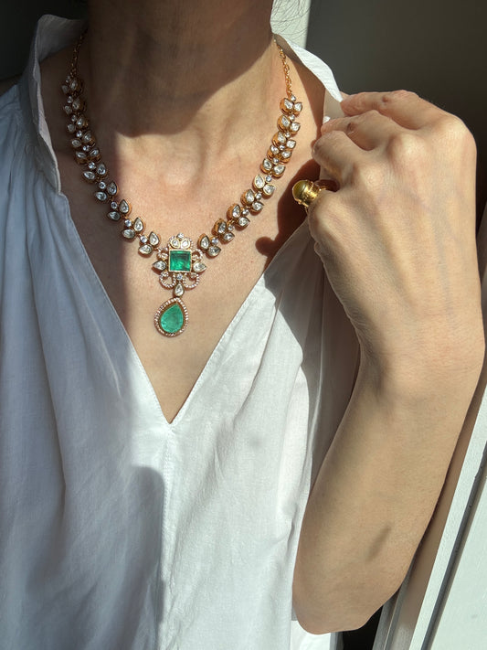Beautiful Emerald Necklace 