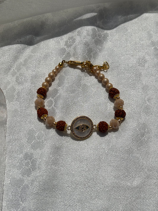 Rudraksh Evil Eye Rakhi or Bracelet