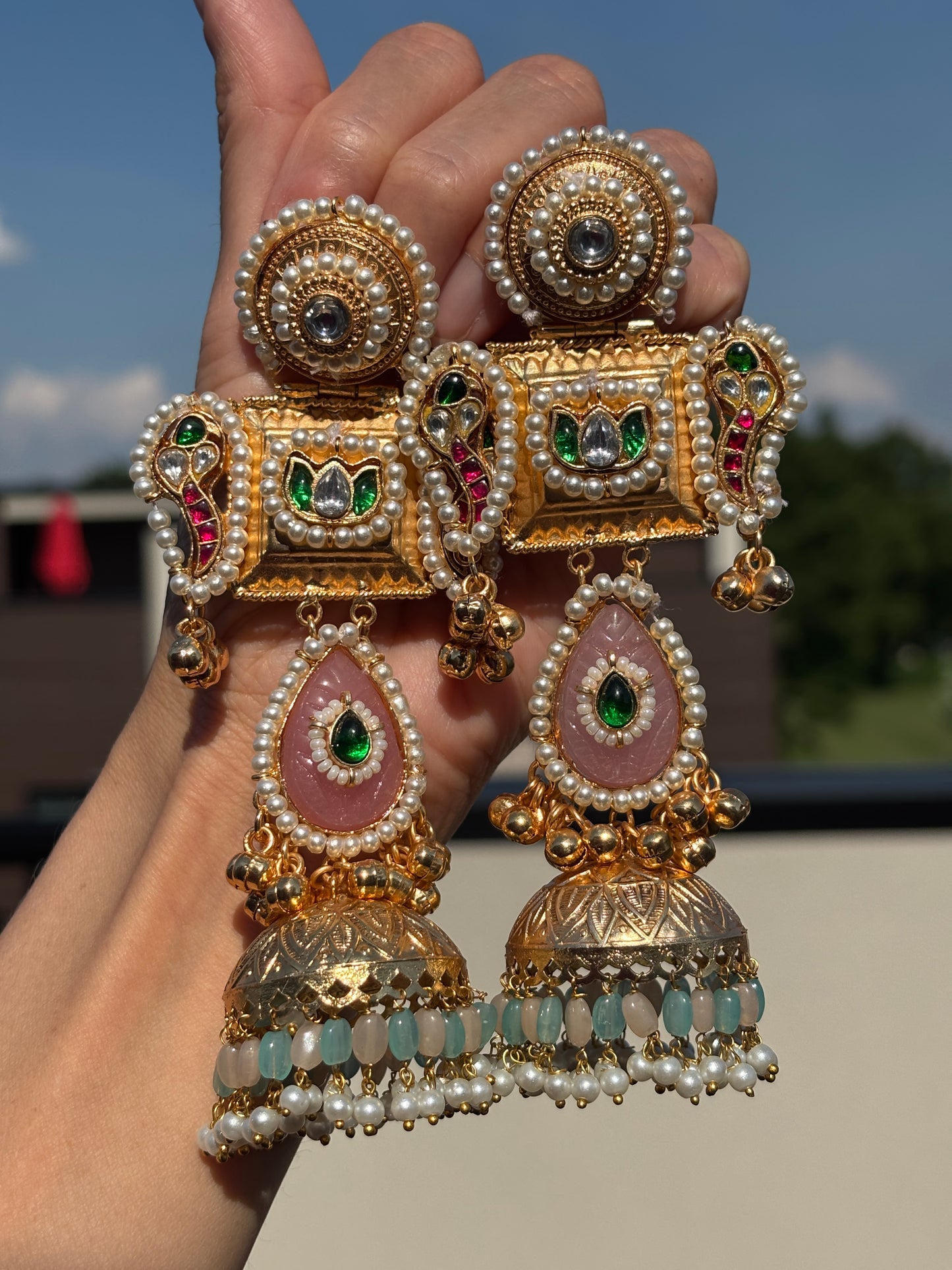 Pachi Kashmiri Jhumki