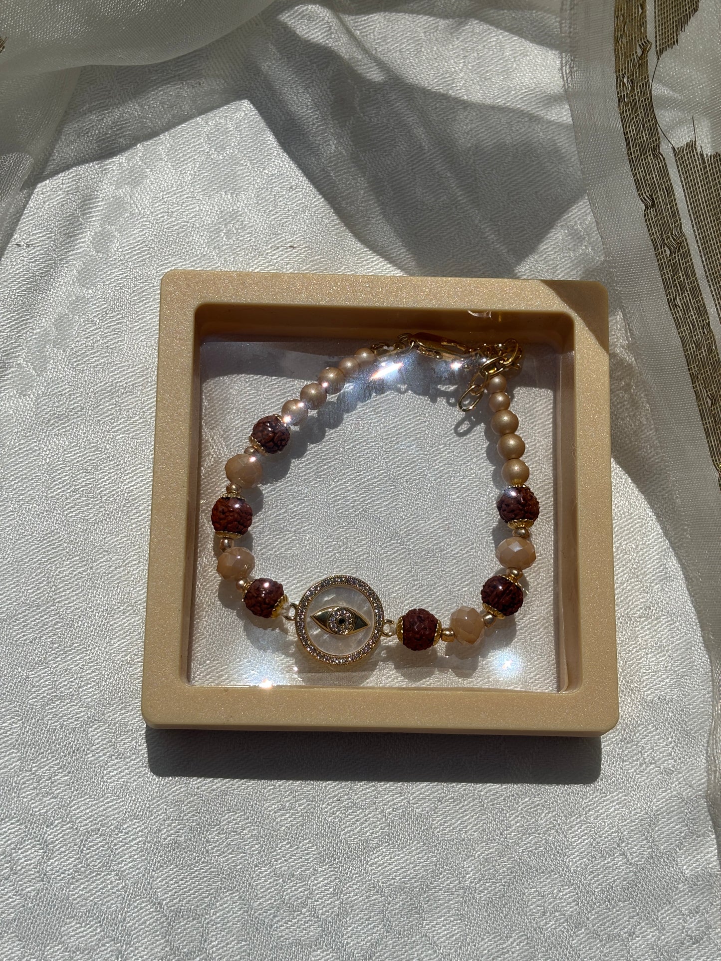 Rudraksh Evil Eye Rakhi or Bracelet
