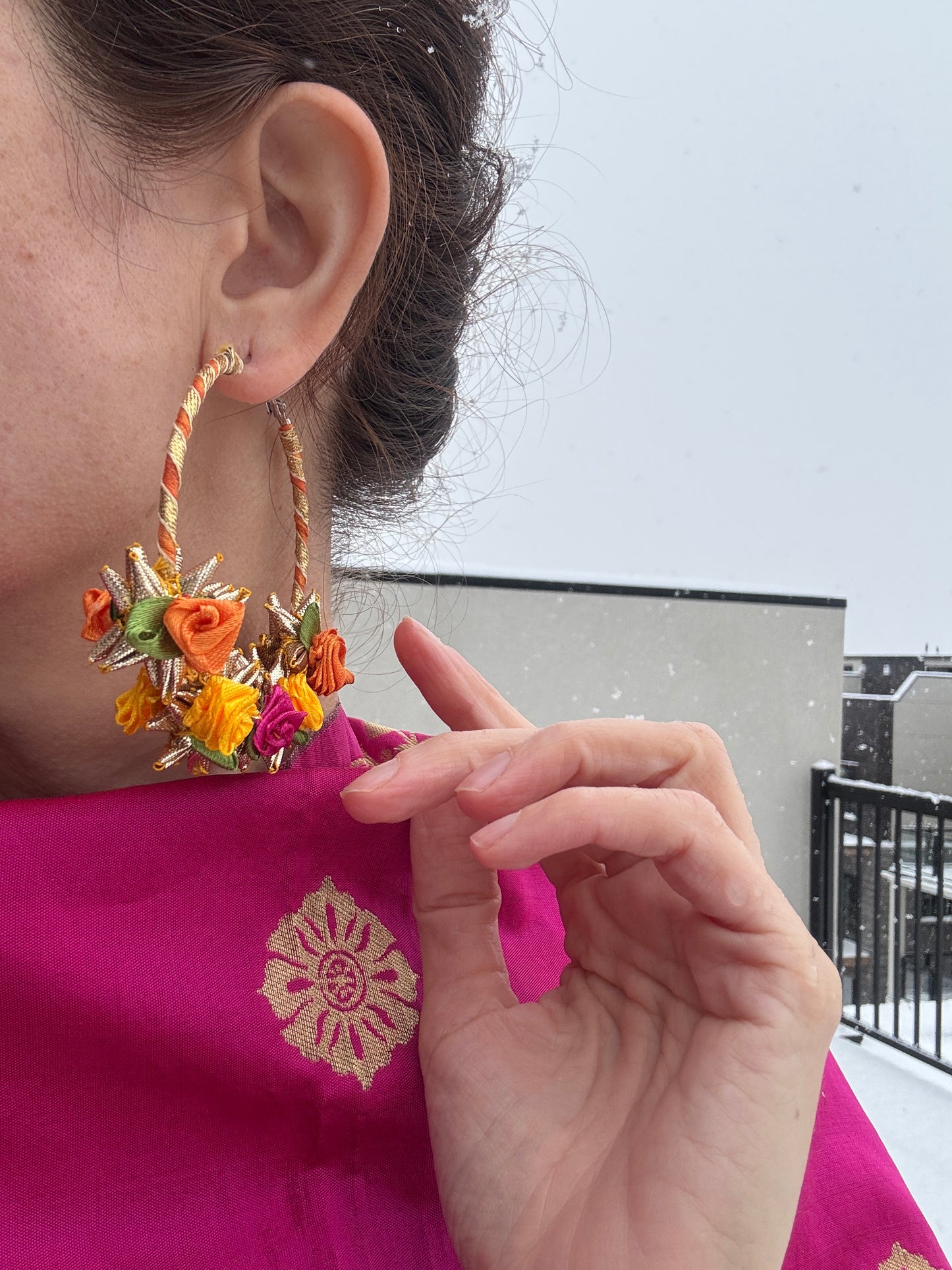 Floral Hoops