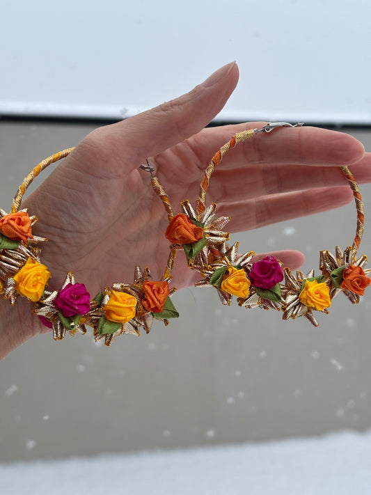 Floral Hoops