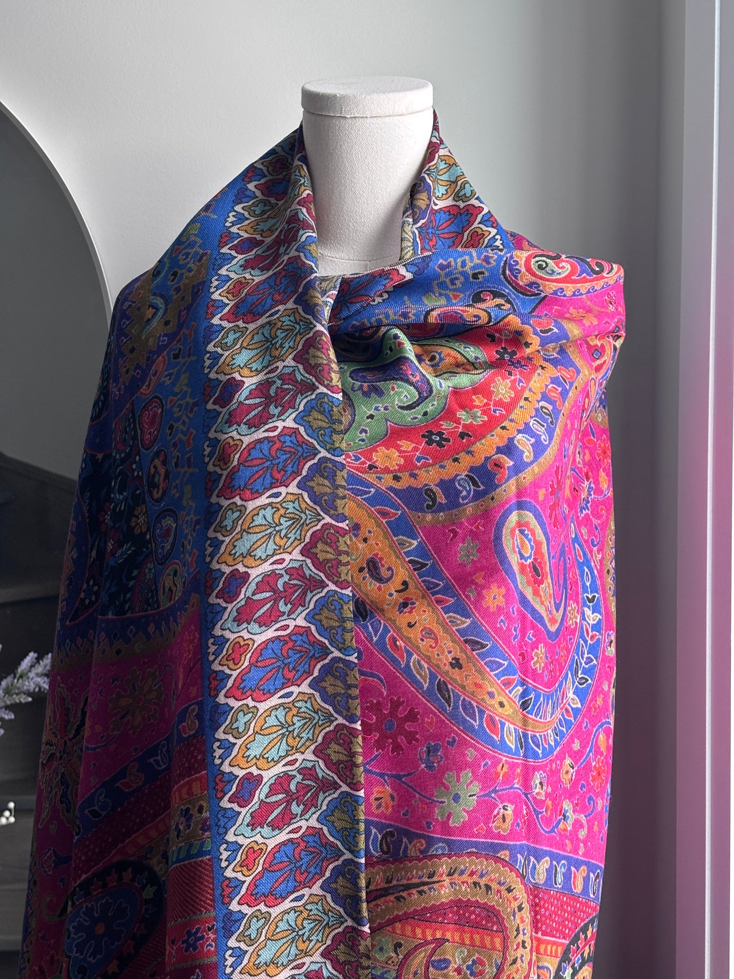 Kalamkari Pashmina Shawl