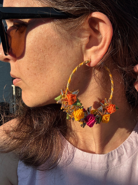 Floral Hoops