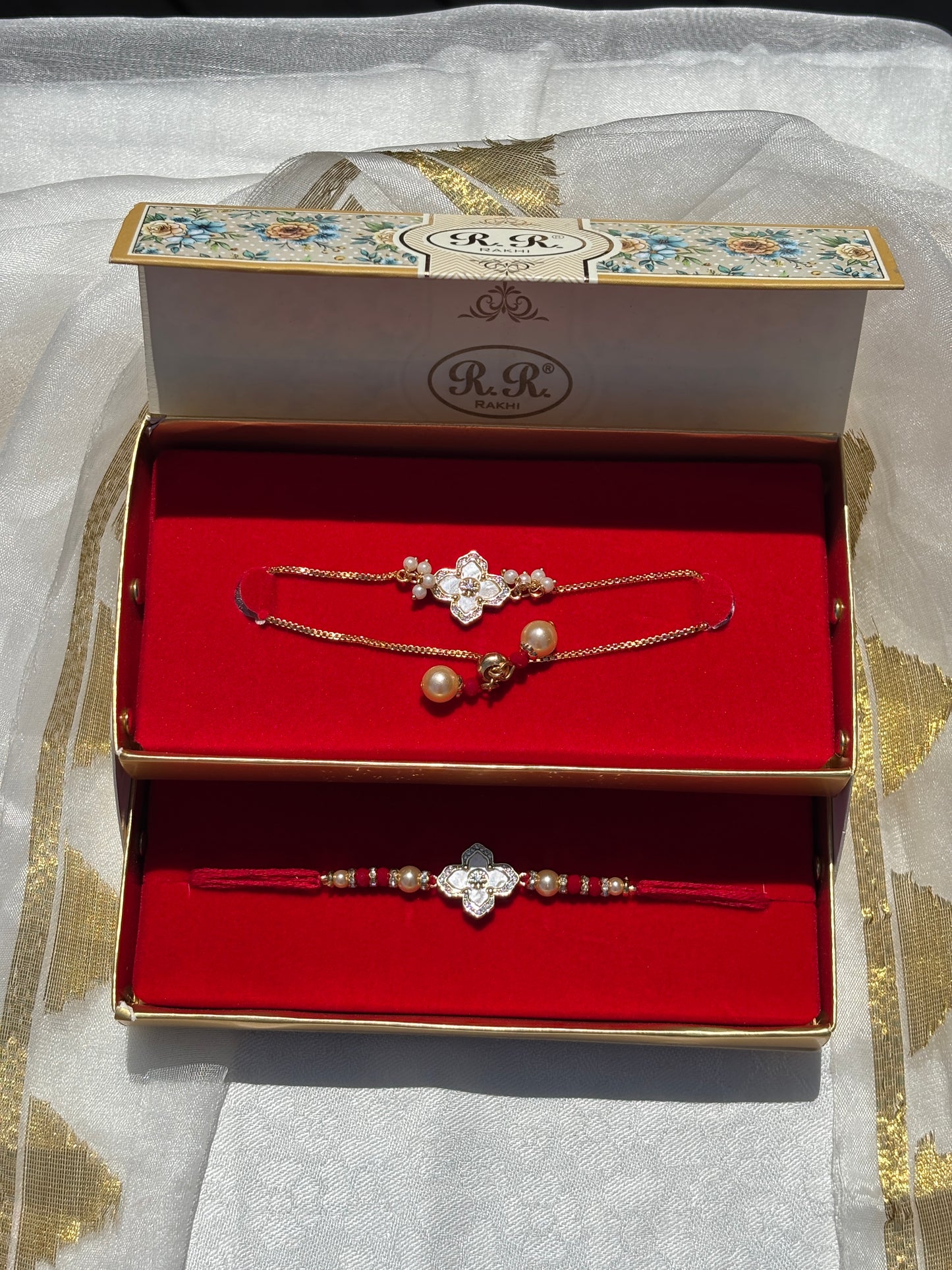 VC Mother Of Pearl Designer Rakhi