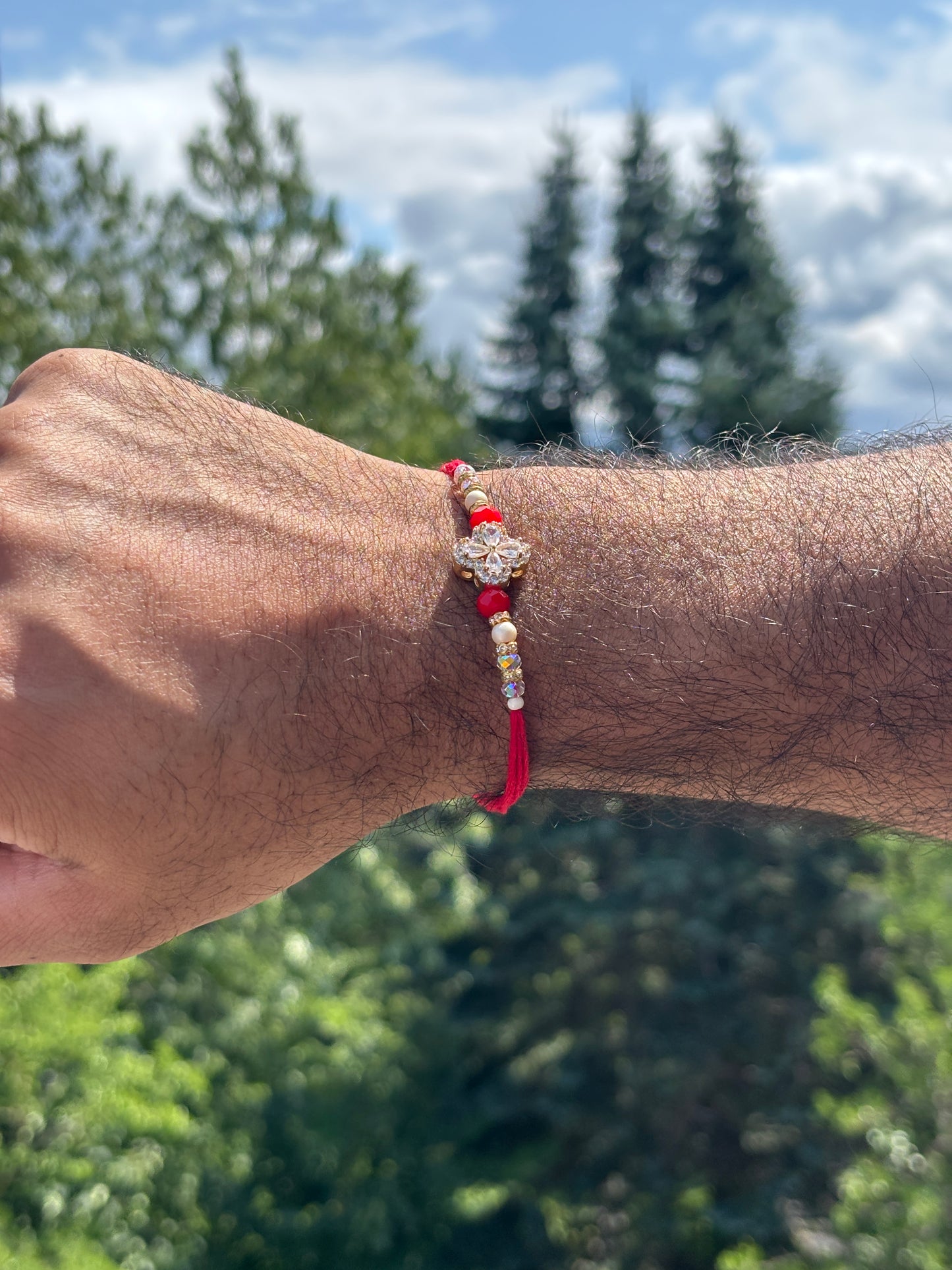 Floral AD Rakhi